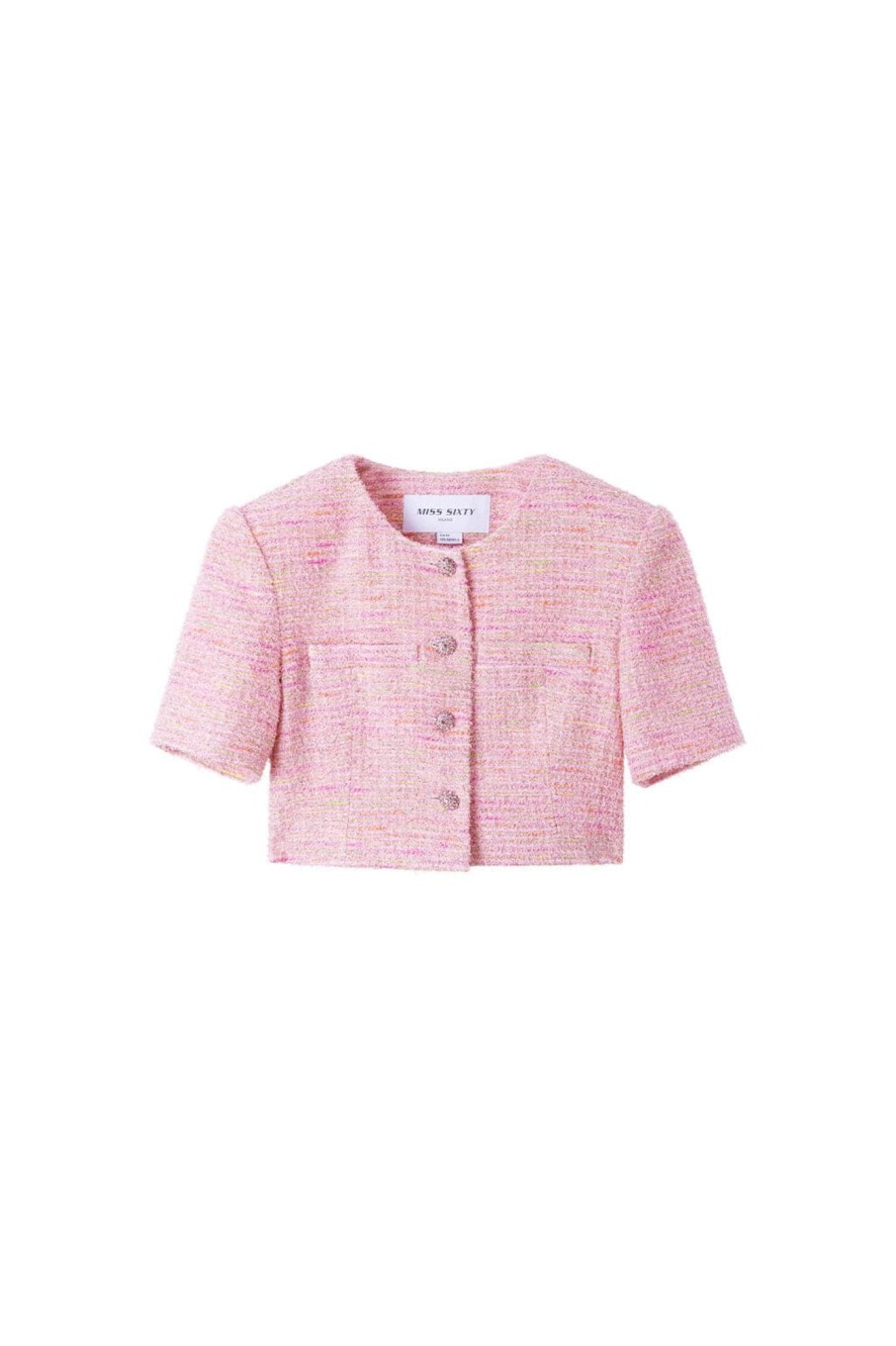 MISS SIXTY Jackets & Outerwears | Elegance Cropped Jacket Pink