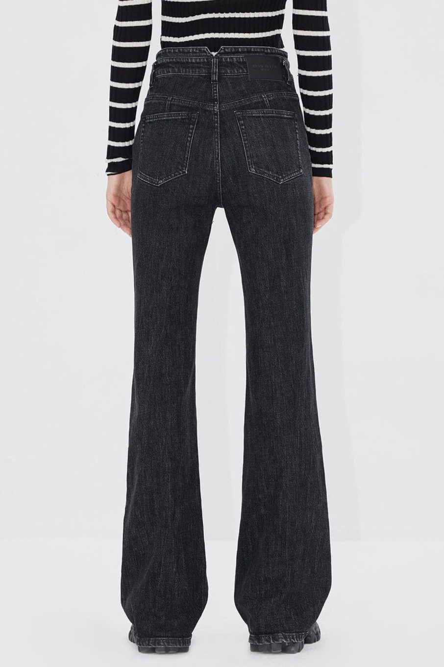 MISS SIXTY Flare | High Waist Slight Flare Jeans Black Fog