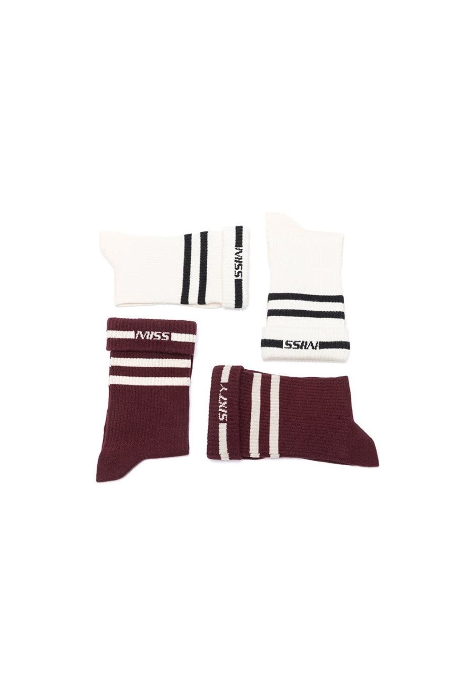 MISS SIXTY Accessories | Stylish Color Contrast Elastic Light Socks