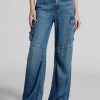 MISS SIXTY Straight | Vintage Cargo Style Straight Fit Jeans Middle Blue