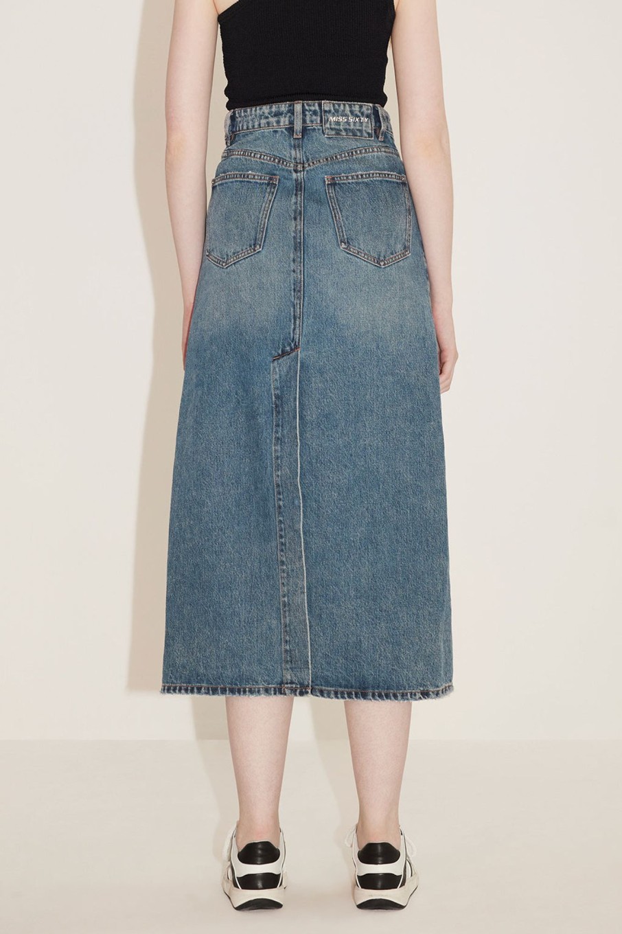 MISS SIXTY Skirts | Contrasting Colour Hollow Butterfly Denim Skirt Middle Blue