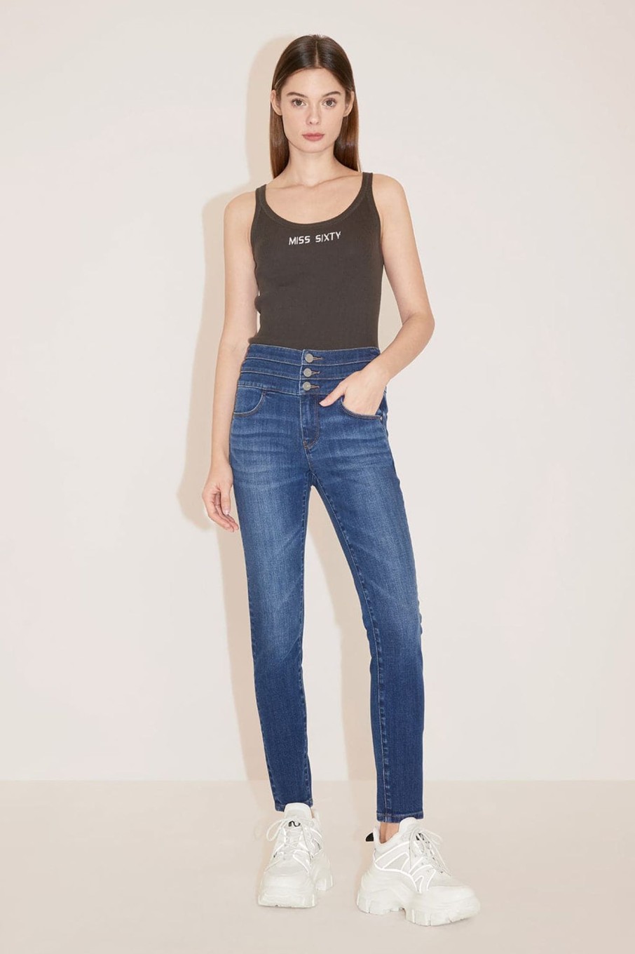 MISS SIXTY High Waist | High Waist Jeans Dark Blue