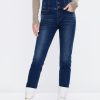 MISS SIXTY High Waist | Stretchy Four Buttons High Waist Slim Jeans Middle Blue