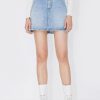 MISS SIXTY Skirts | V Shape Waist Denim Skirt With Beaded Embellishment Middle Blue