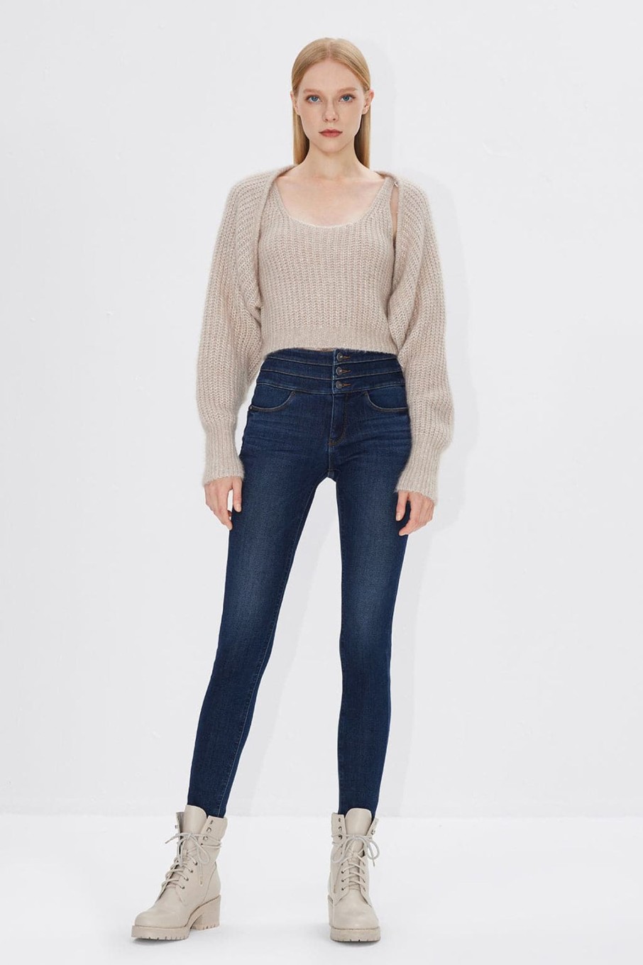 MISS SIXTY High Waist | High Waist Skinny Warm Jeans Blue