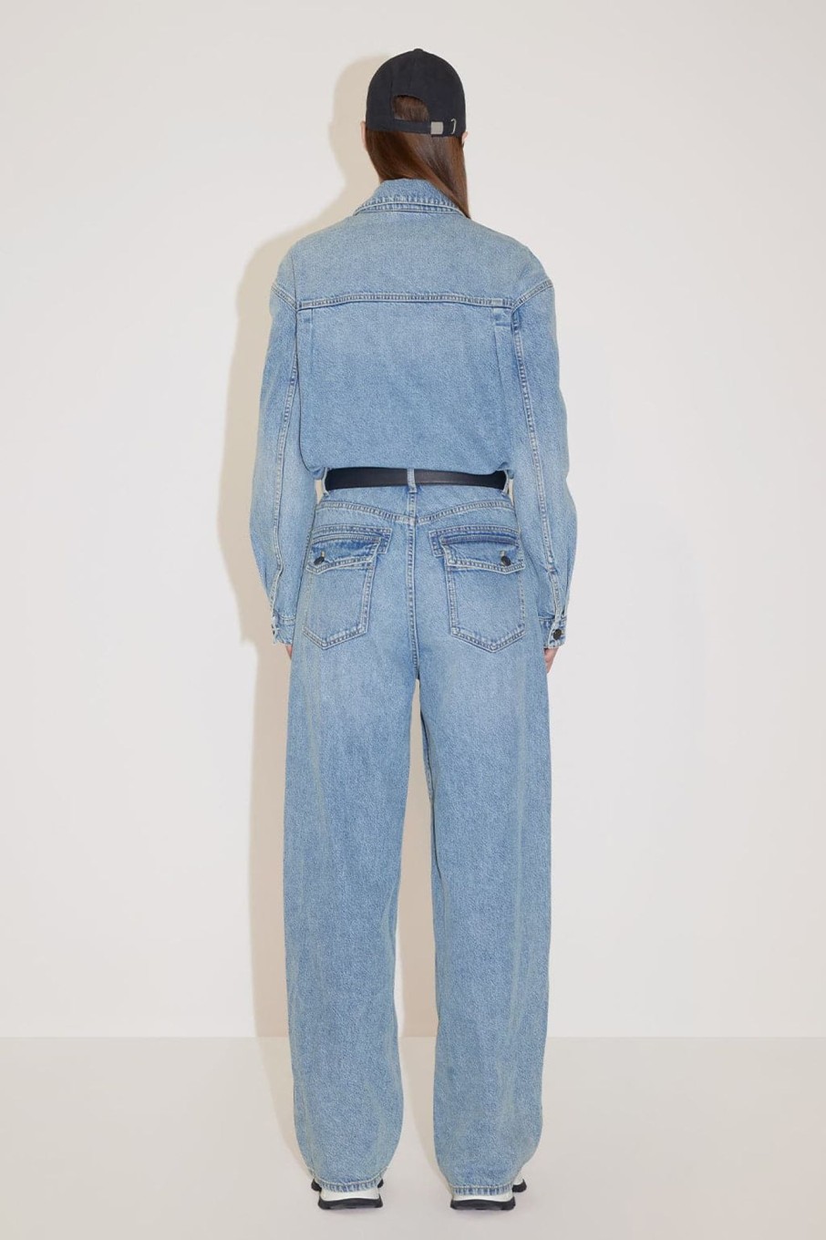 MISS SIXTY Pants & Jumpsuits | Vintage Cargo Style Denim Jumpsuit Middle Blue