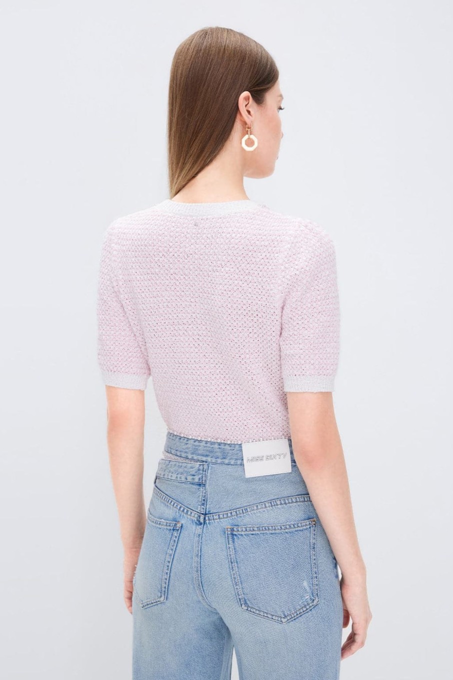 MISS SIXTY Sweaters | Light Beaded Knit Wear Pink