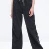 MISS SIXTY Wide Leg | Vintage And Gray Drawstring Wide Leg Jeans Black