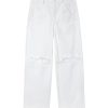 MISS SIXTY Jeans | V-Shape Waist Ripped Jeans White