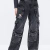 MISS SIXTY Jeans | Nft Capsule American Vintage Cargo Style Jeans Black Fog