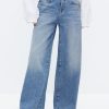 MISS SIXTY Wide Leg | Nft Capsule Wide Leg Jeans With Cartoon Graphic Light Blue