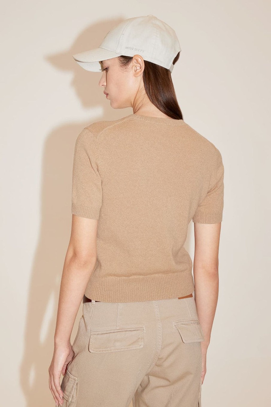 MISS SIXTY Sweaters | Cashmere Short Cropped Knit Top