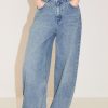 MISS SIXTY Straight | V-Shape Patchwork High Waist Straight Fit Jeans Light Blue