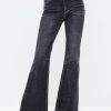 MISS SIXTY Flare | Vintage Black And Gray Slim Fit Flared Jeans Black Fog