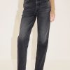 MISS SIXTY Straight | Black And Grey Straight Fit Jeans With Buttons Black Fog