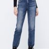 MISS SIXTY Straight | Vintage Blue Ripped Straight Fit Jeans Deep Blue