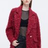 MISS SIXTY Jackets & Outerwears | Red Woolen Blazer Bright Red