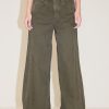 MISS SIXTY Wide Leg | Vintage Gray And Green Cargo Wide Leg Jeans Green Grey