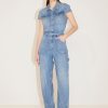 MISS SIXTY Pants & Jumpsuits | Acetate Denim Jumpsuit Light Blue