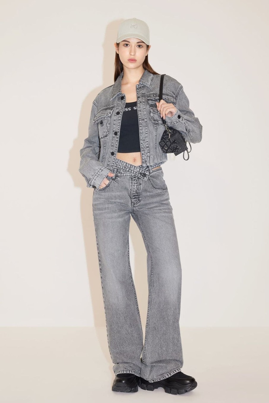 MISS SIXTY Flare | Sexy Hollow Waist Flared Jeans Black Fog