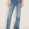 MISS SIXTY Flare | Vintage Distressed Bootcut Jeans Dark Blue