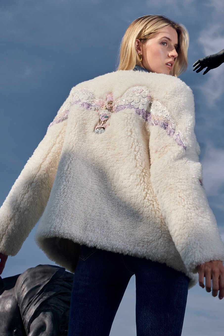 MISS SIXTY Fall-Winter | Angel Collection Sherpa Jacket Off White