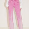 MISS SIXTY Straight | Butterfly Shape Waist Pink Gradient Straight Fit Jeans Multicolour