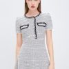 MISS SIXTY Dresses | Black U0026 White Color-Blocking Knit Dress Black/White