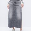 MISS SIXTY Skirts | Vintage Slit Denim Dress Black Fog