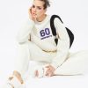 MISS SIXTY Tops | Round Neck Vintage Sporty Sweatshirt With Logo Embrodery