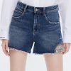 MISS SIXTY Shorts | Nft Capsule Hollow Design Denim Shorts Deep Blue