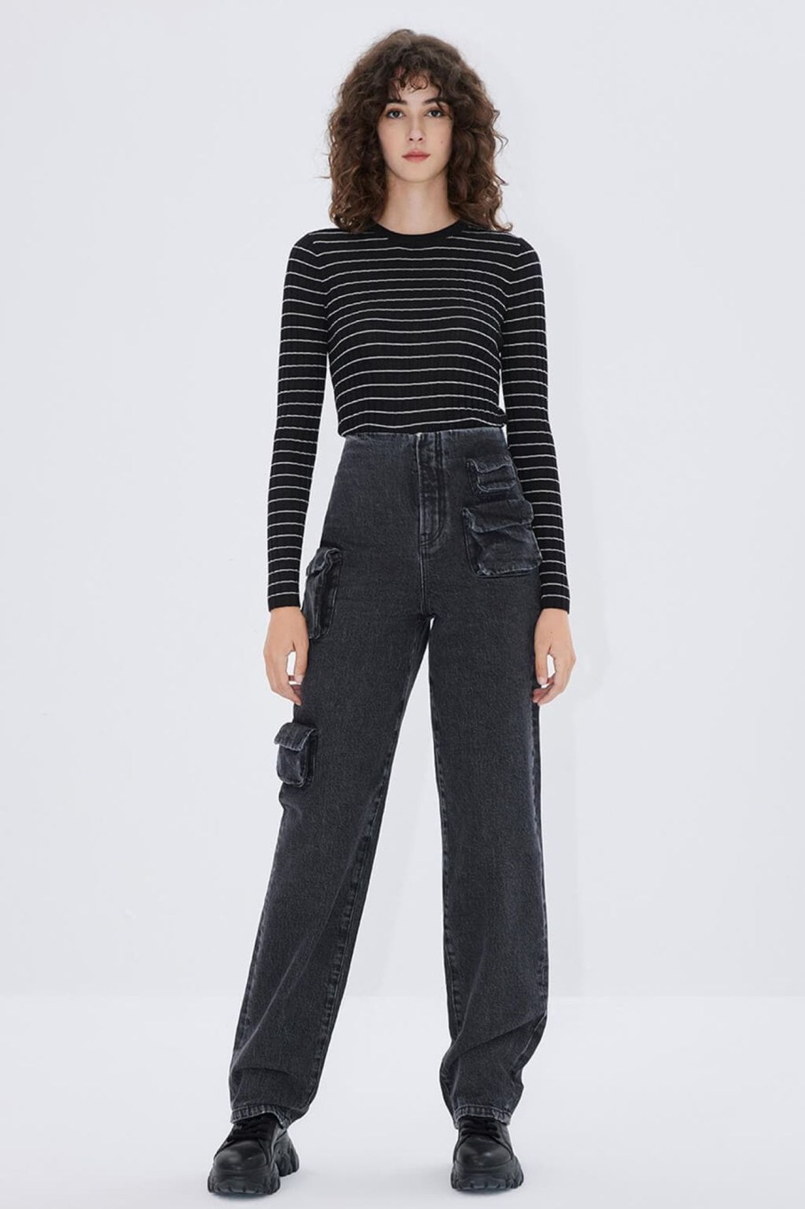 MISS SIXTY High Waist | High Waist Jeans With Pockets Black