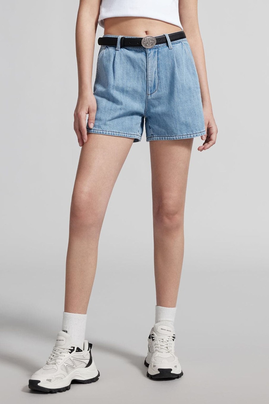 MISS SIXTY Shorts | Denim Shorts With Tencel Light Blue