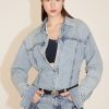 MISS SIXTY Tops | Vintage Style Denim Shirt Light Blue