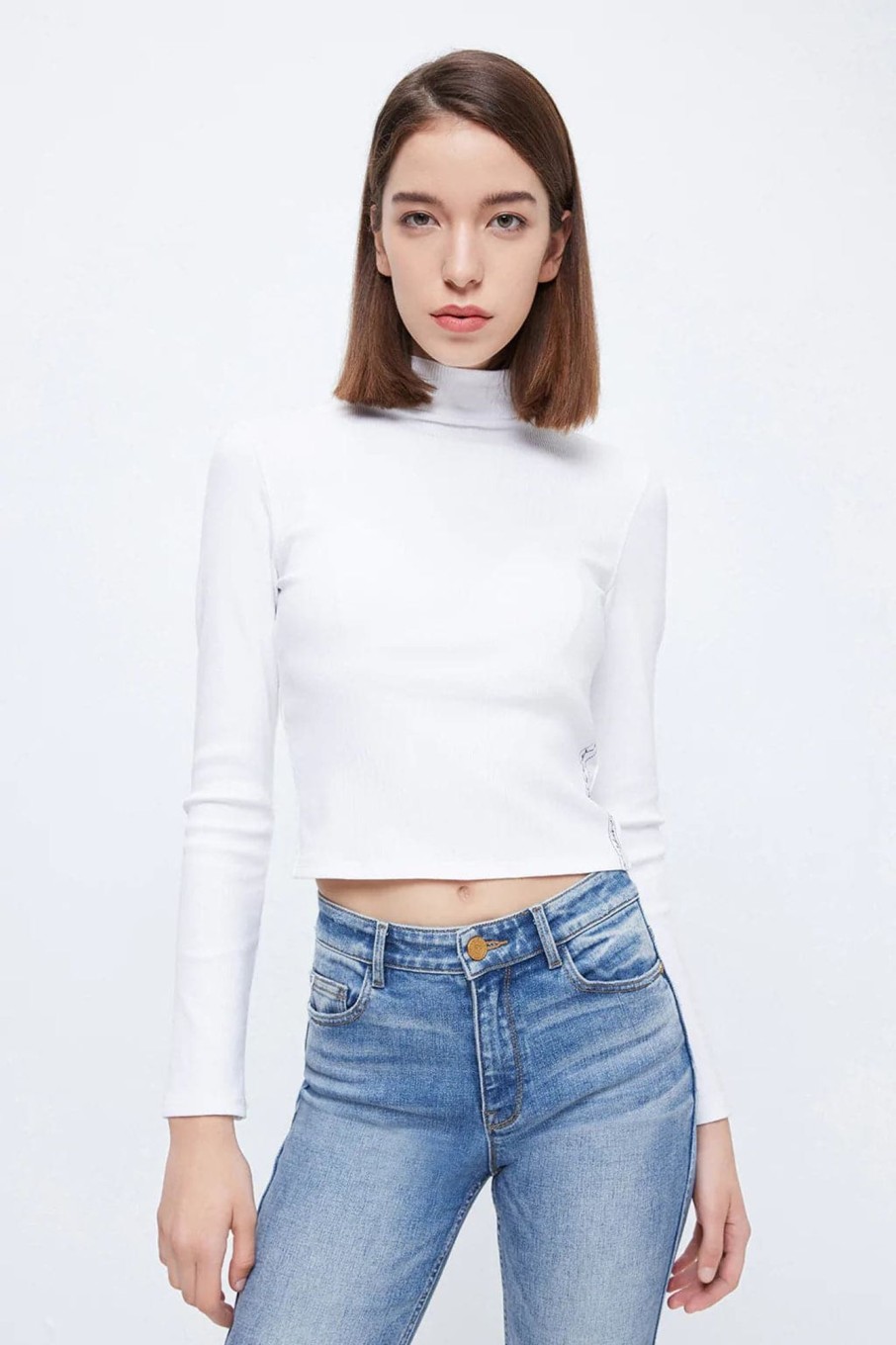 MISS SIXTY Sweaters | Turtleneck Sweater With Embroidered Letter