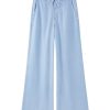 MISS SIXTY Jeans | Elastic Waisted Draped Tencel Jeans Light Blue