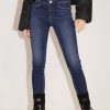 MISS SIXTY High Waist | Dark Blue High Waist Fleece Thermal Jeans Deep Blue