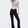 MISS SIXTY Flare | Butterfly Shape Hollow Waist Flared Jeans Black