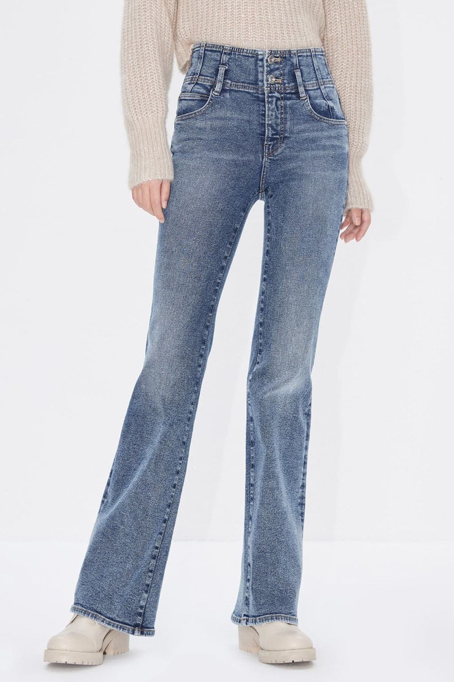 MISS SIXTY Flare | High Waist Flared Jeans Middle Blue