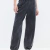 MISS SIXTY Pants & Jumpsuits | Nft Capsule Black And Gray Double Waistband Trouser Black Fog