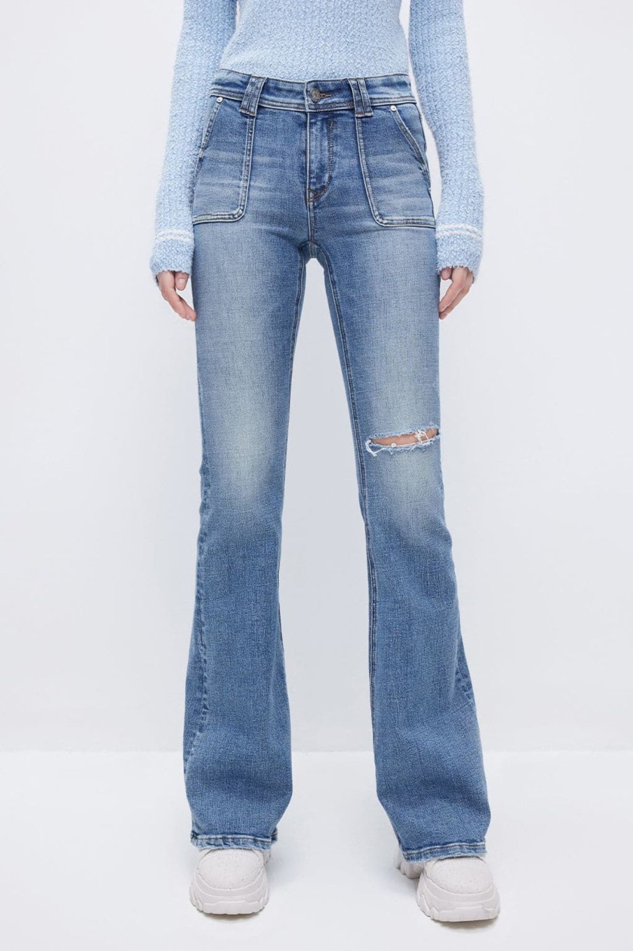 MISS SIXTY Flare | Vintage Slight Flared Jeans Light Blue