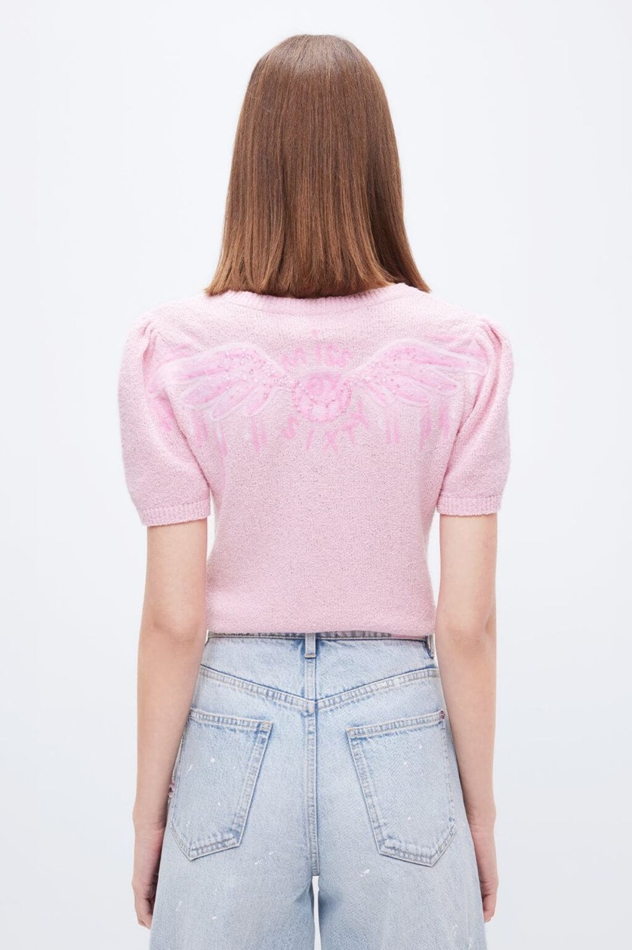 MISS SIXTY Spring-Summer | Miss Sixty X Andre Saraiva Capsule Collection Knit Top Pink