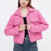 MISS SIXTY Jackets & Outerwears | Woolen Down Jacket Rose