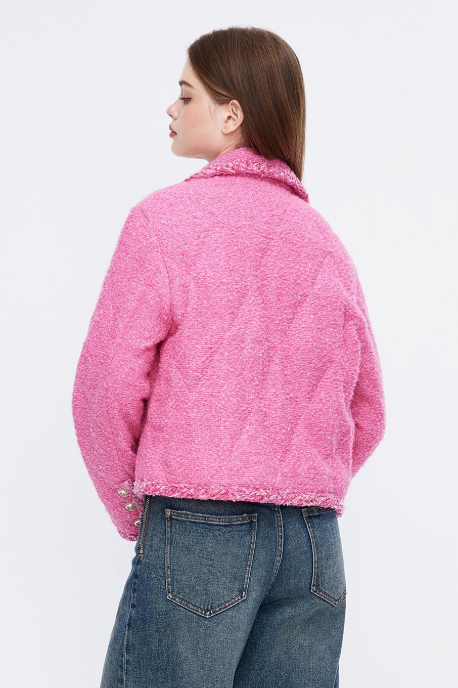 MISS SIXTY Jackets & Outerwears | Woolen Down Jacket Rose