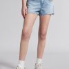 MISS SIXTY Shorts | Denim Shorts With Cut Out Waist Design Light Blue