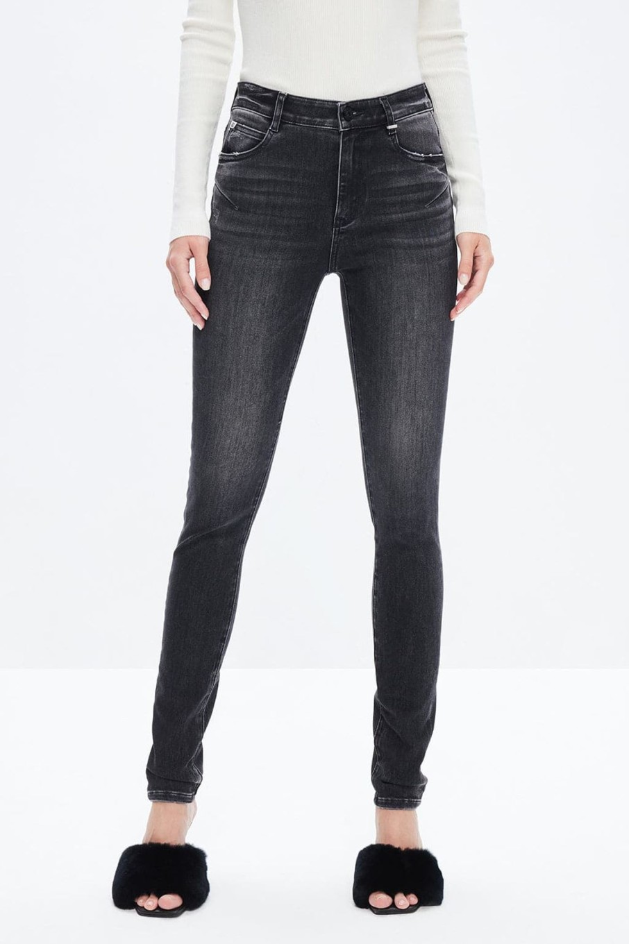 MISS SIXTY Push Up | Black And Gray Skinny Jeans Black Fog