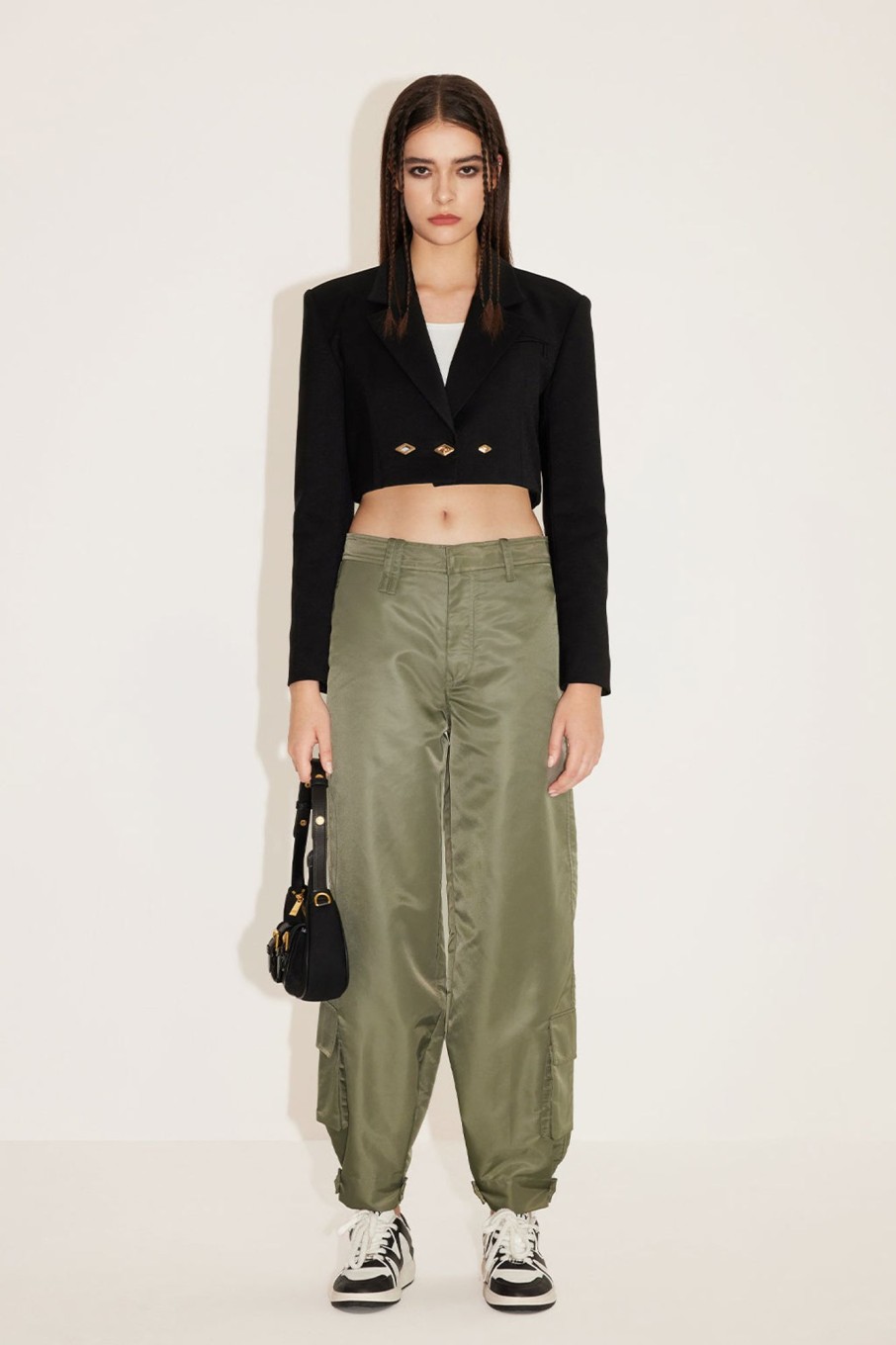 MISS SIXTY Pants & Jumpsuits | Vintage Green Cargo Style Trousers Army Green