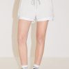 MISS SIXTY Shorts | Elastic Waist Two Piece Set Casual Shorts Grayish-White