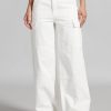 MISS SIXTY Straight | Cargo Style Straight Jeans White