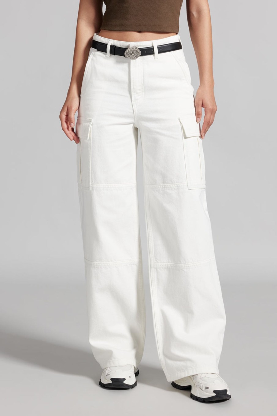 MISS SIXTY Straight | Cargo Style Straight Jeans White